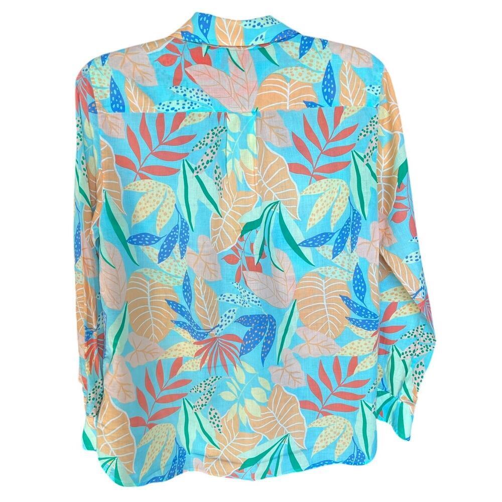 Talbots Button Down, Women's, Tropical, Lightweig… - image 2